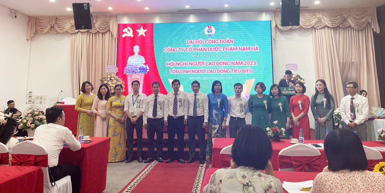 Nam Ha Pharma successfully organized the 2023 Trade Union Congress and Labor Conference