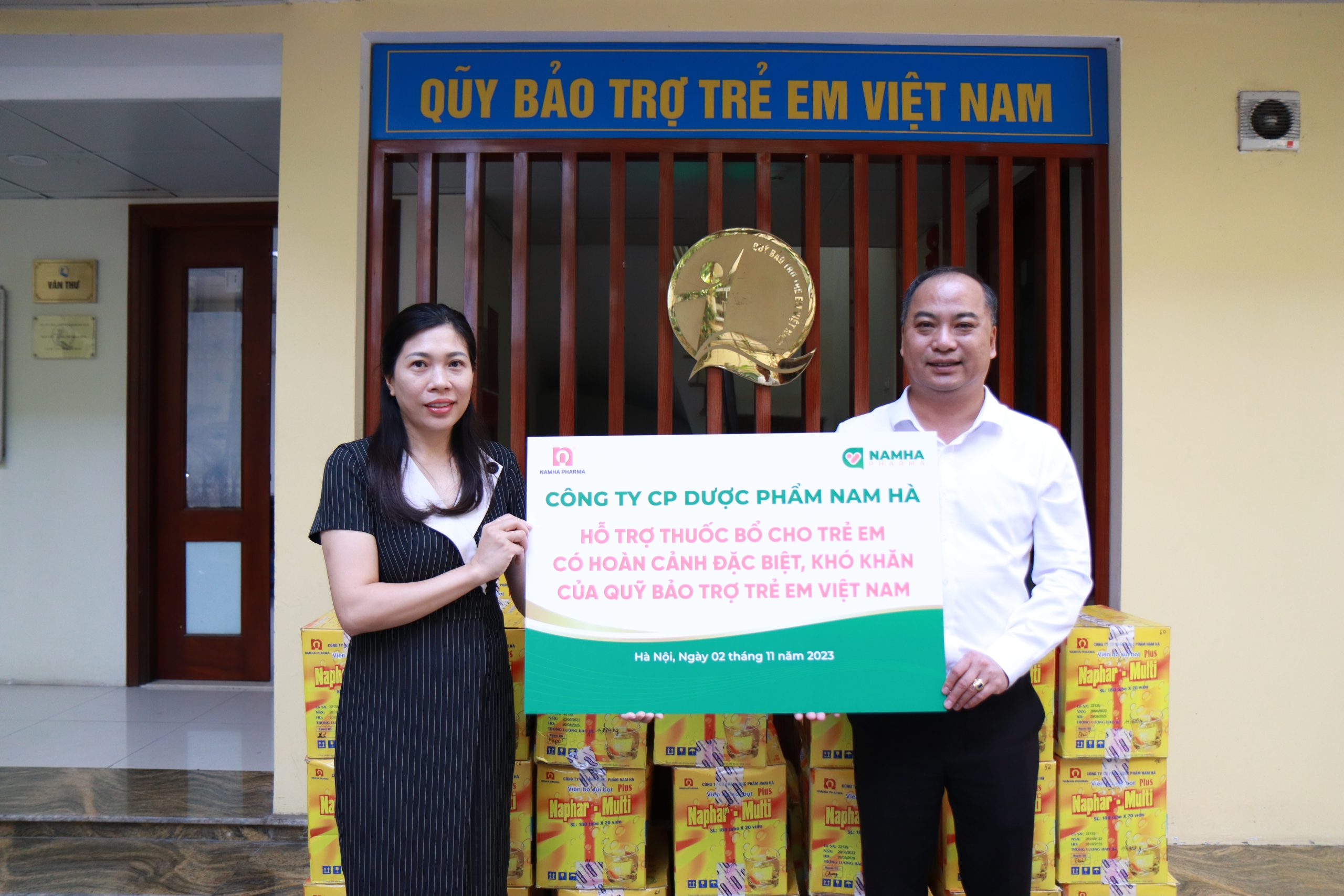Nam Ha Pharmaceutical JSC Joins Hands with The National Fund For Vietnamese Children in 2023