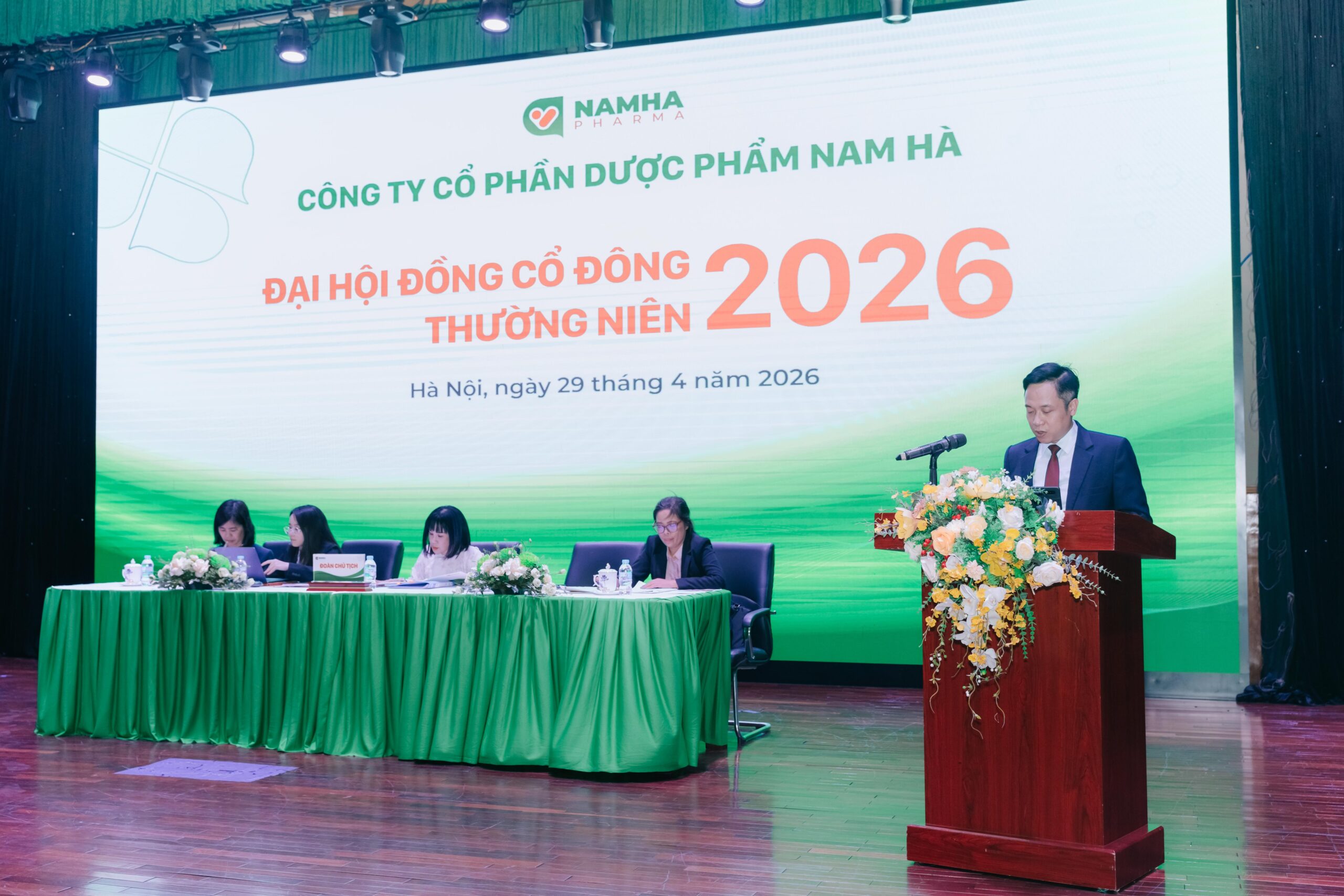 Dược Nam Hà tổ chức thành công Đại hội đồng cổ đông thường niên năm 2026