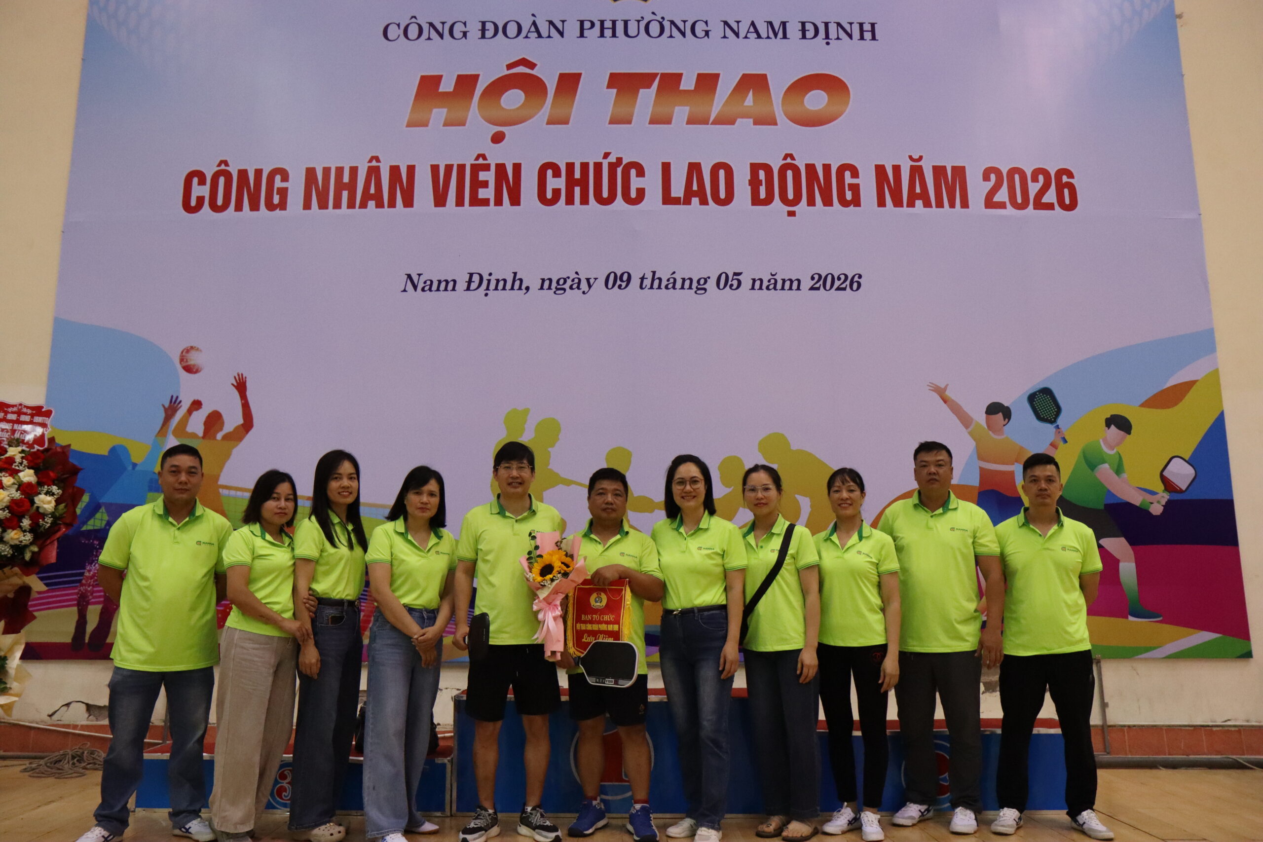 Dược Nam Hà tham gia Hội thao Công nhân viên chức lao động phường Nam Định năm 2026